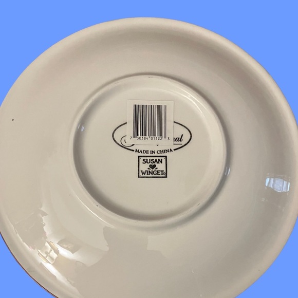 Sunrise Rooster Set of 3 Certified International Susan Winget Salad Plates 8.5” - Picture 4 of 7